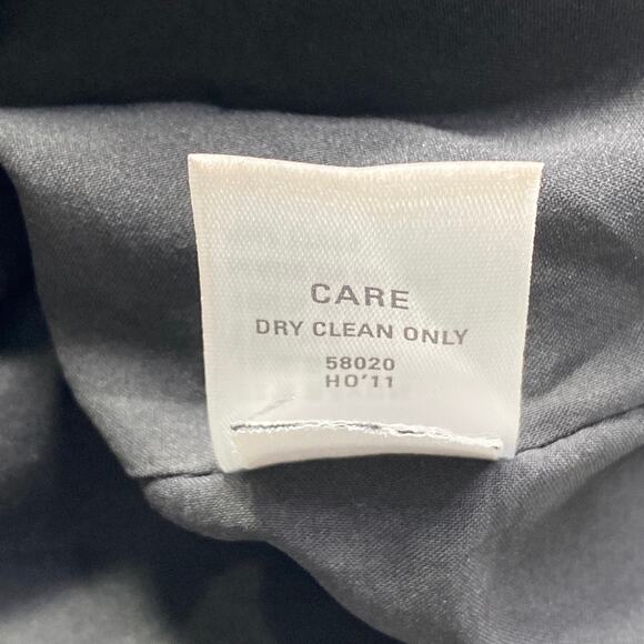 Madewell Broadway & Broome Velvet Midi Dress Black Textured Size 0 Witchy Goth - Picture 8 of 9